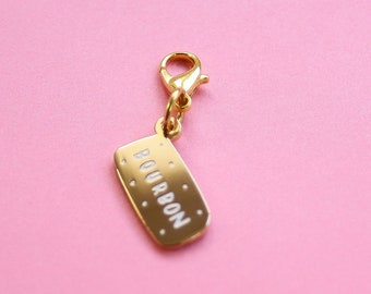 Golden Bourbon Bullet Journal Charm - Hard Enamel Planner charm