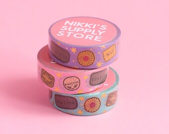 Twinkly Biscuits Washi Tape