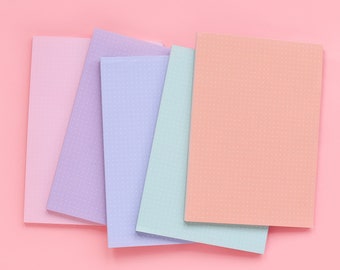 A5 Pastel Dot Grid Pad