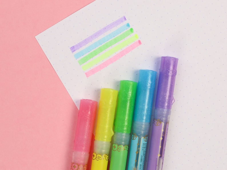 Kirarich Glitter Highlighter Sparkly Japanese Highlighter Etsy