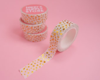 Gold Dots Washi Tape