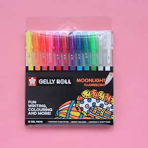 Sakura Gelly Roll Moonlight Fluorescent Gel Pens image 1