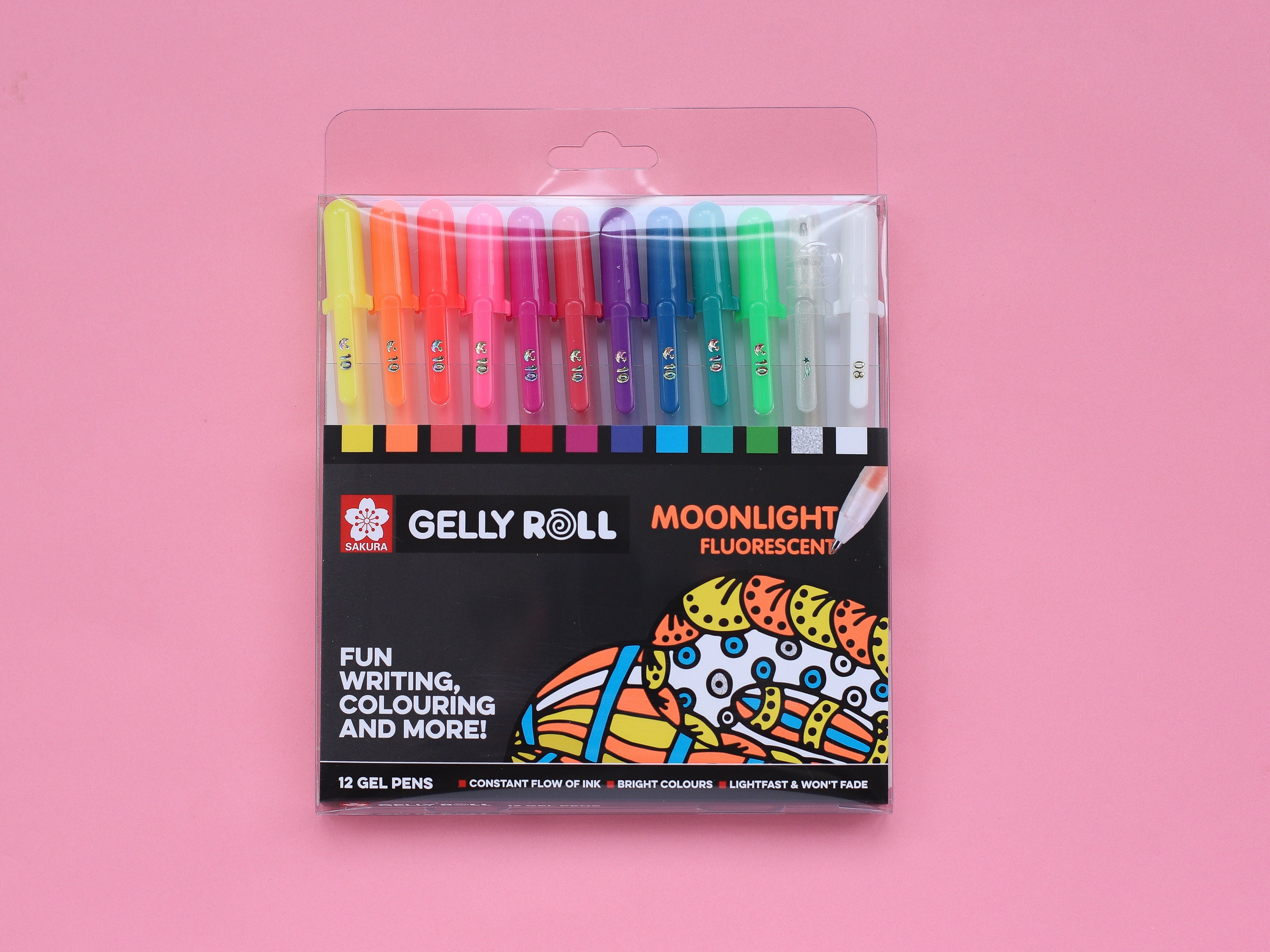 Sakura Gelly Roll Gel Pens 05/08/10 Bright White Ink Blister Pack of 3 