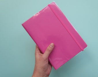 Bullet Journal Cover - A5 / B5 / B6 Clear Protective Bujo Protector - Journal Protector - Clear Plastic Notepad Jacket - Journalling Supply