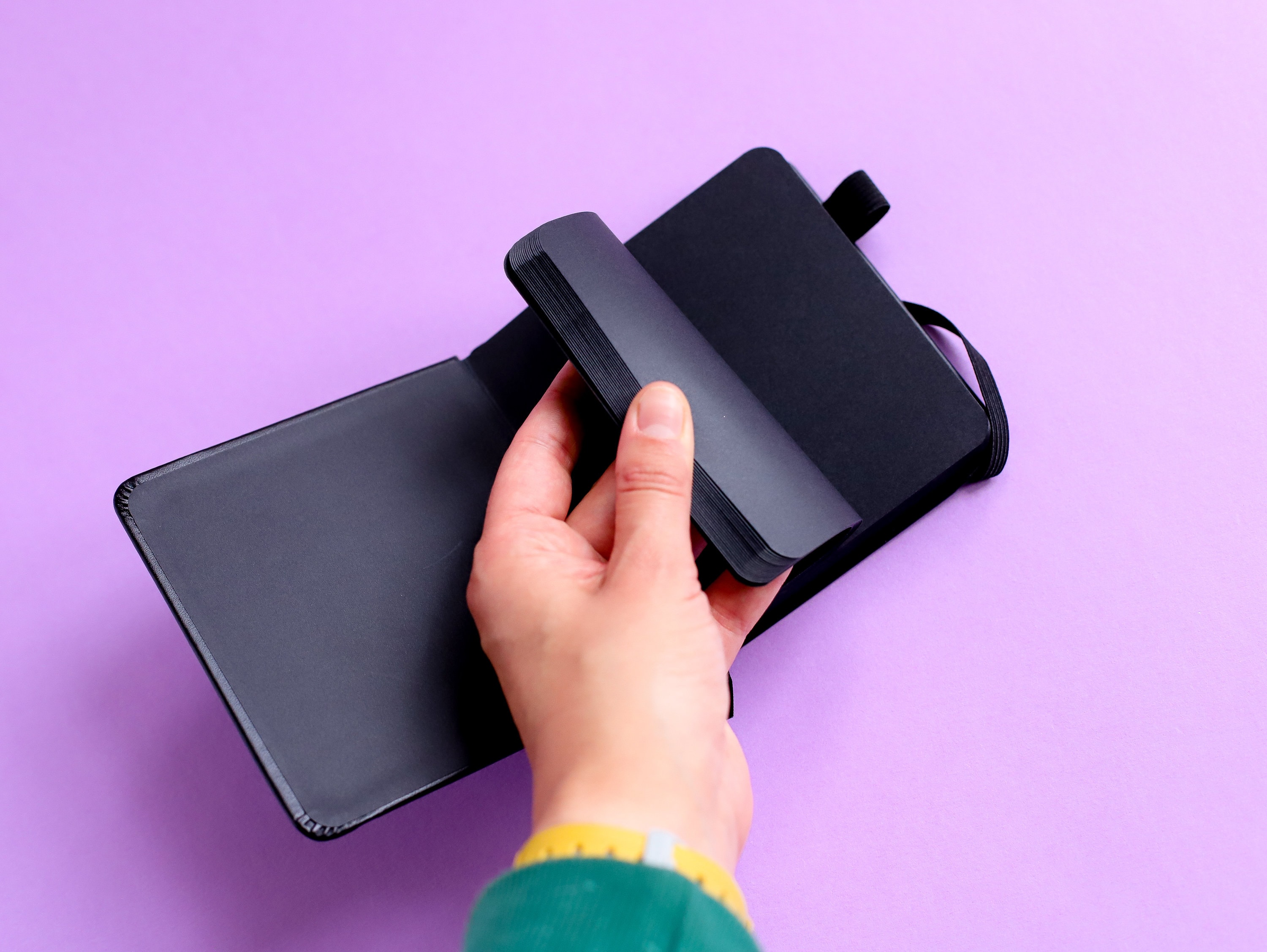 Sakura Black Mini Sketchbook 12 x 12 cm Hardback 140gsm Etsy