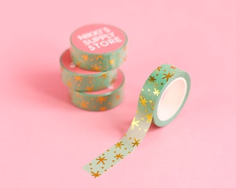 Pastel & Gold Stars Washi Tape