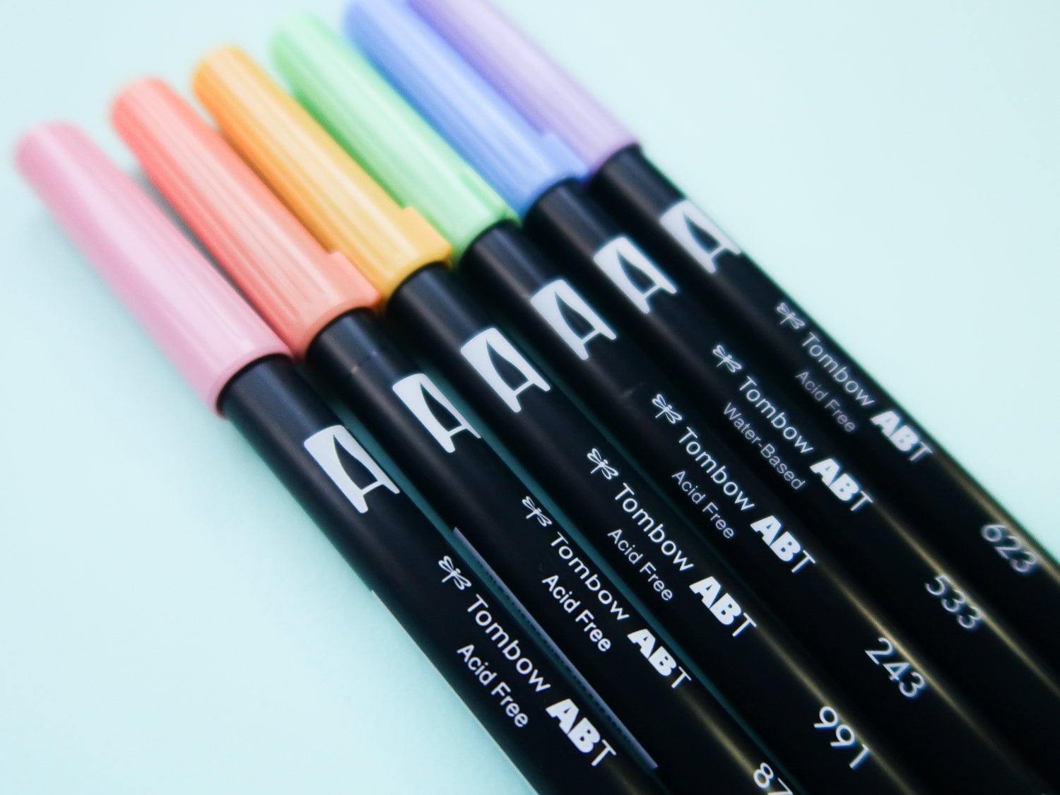Tombow Pastel Brush pen ABT Dual Tip Brush and Fine Tip Etsy