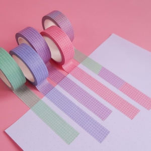 Pastel Grid Washi Tape