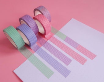 Pastel Grid Washi Tape