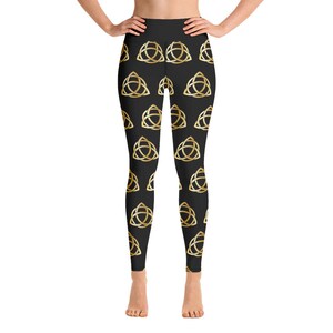 Trinity Leggings, Holy Trinity Leggings, Triqueta Leggings, Celtic Knot Yoga Leggings