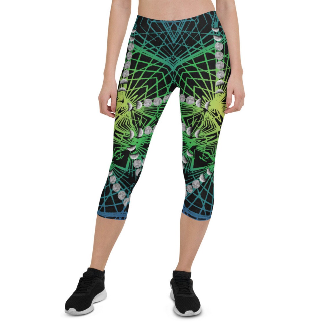 Moon Phase Leggings Eclipse Leggings Blood Moon Leggings Etsy Australia