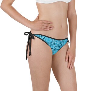 Sekhmet, Egyptian, Lioness, Lions, Cats, Star, Goddess, Ankh, Eye of horus, Blue, Bikini Bottom