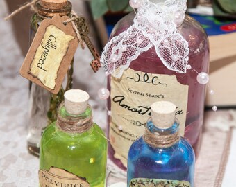 Harry Potter Themed Potion Bottles - Set Of Four
