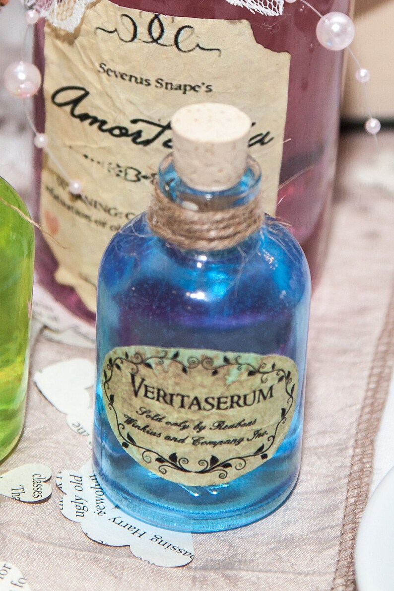 Veritaserum Potion Bottle Etsy