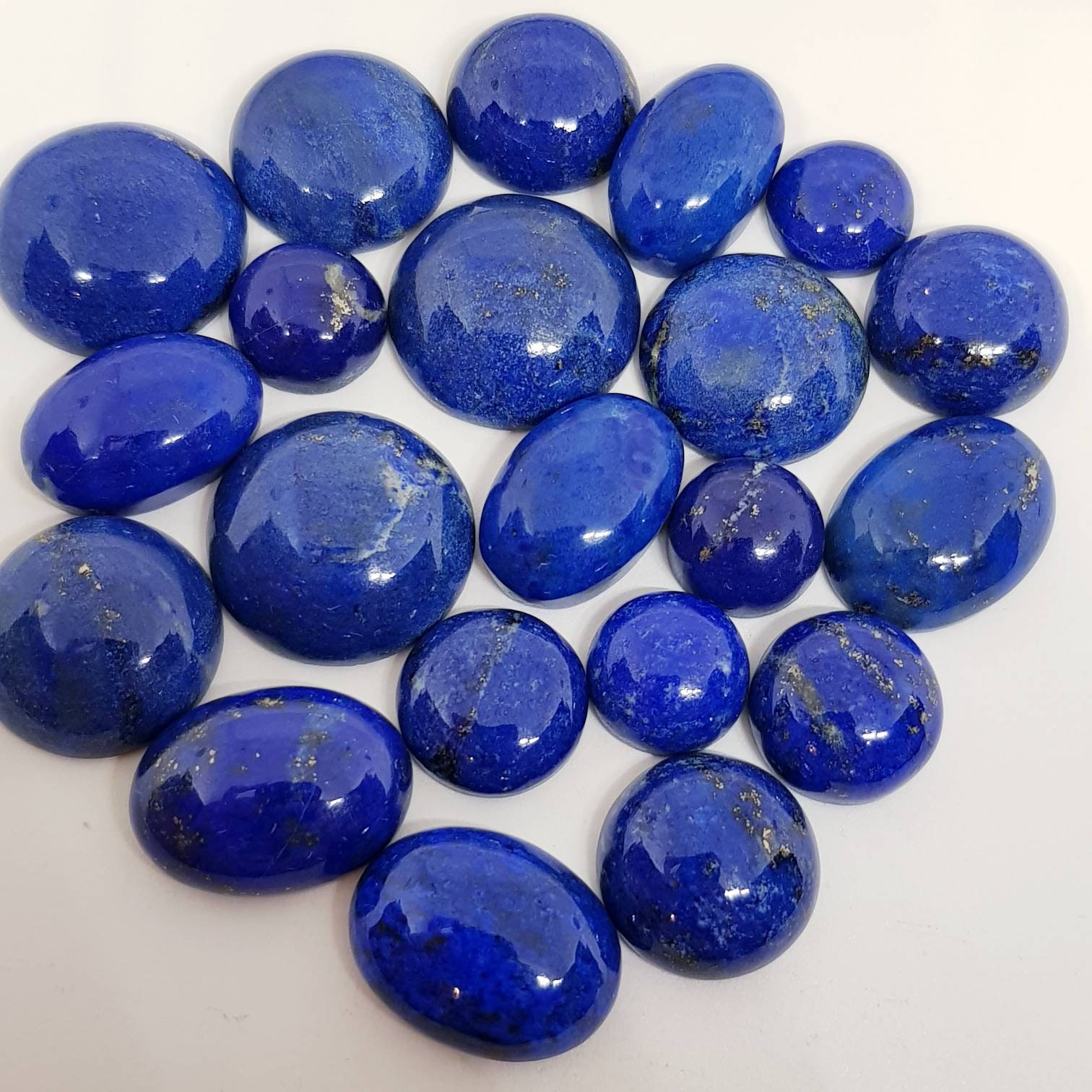 4X6MM TO 15X20MM NATURAL LAPIS LAZULI CABOCHON OVAL TOP QUALITY LOOSE GEMSTONE 4X6MM TO 15X20MM NATURAL LAPIS LAZULI CABOCHON OVAL TOP QUALITY LOOSE GEMSTONE