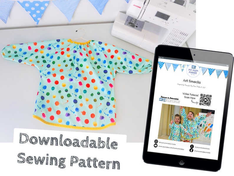 Art Smock Pattern Personal Use Etsy Australia
