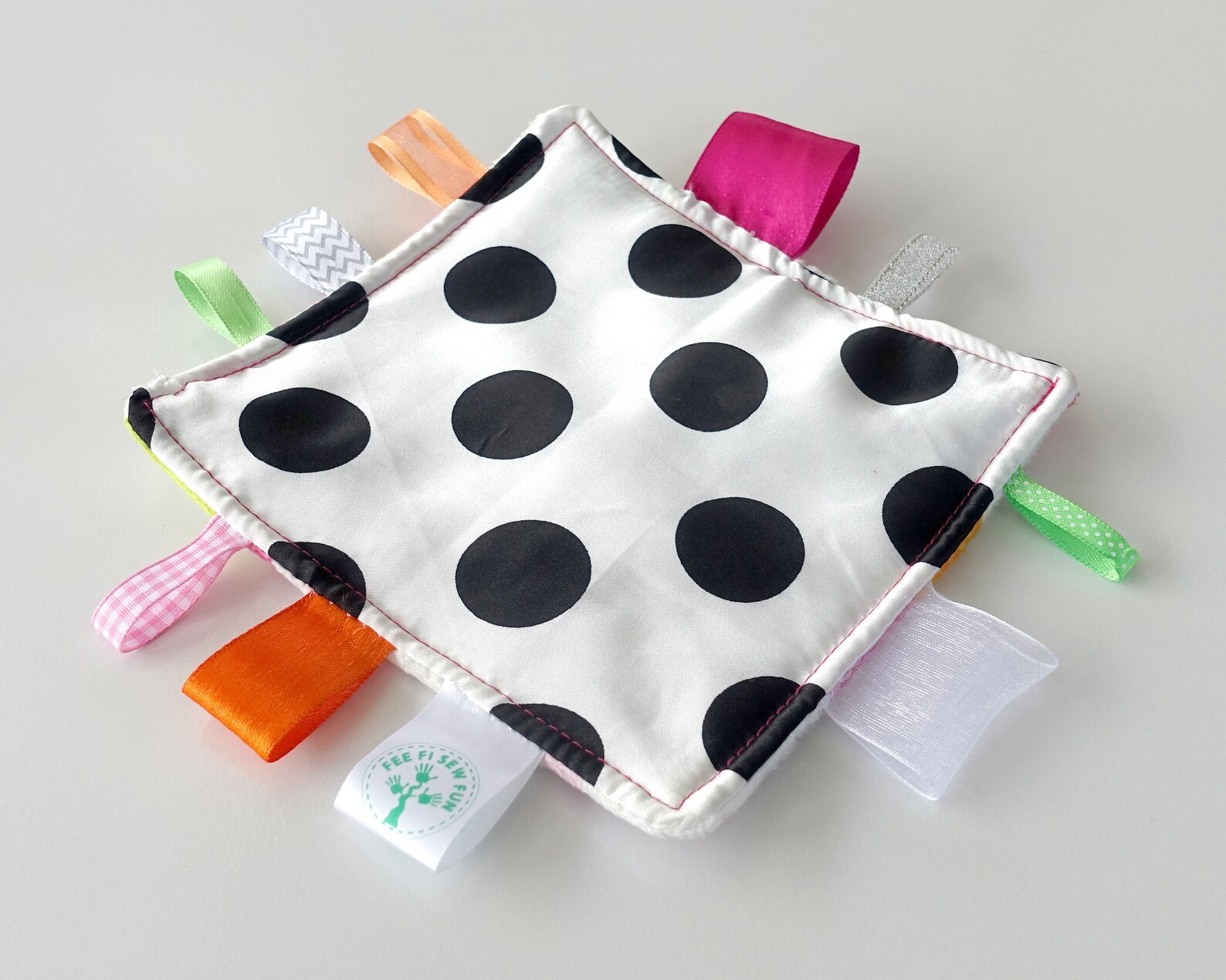 Crinkle Taggy Toy Newborn Baby Sensory Crinkle Paper Toy Etsy