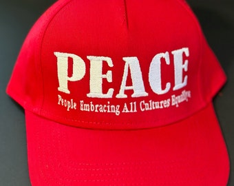 Peace Cap-Embroidered