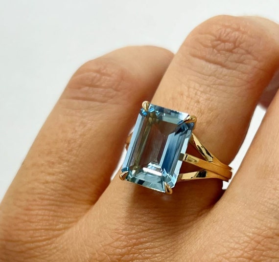 Aquamarine clearance antique ring