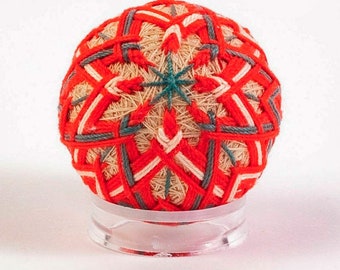 Temari Ball Red Series No. 2