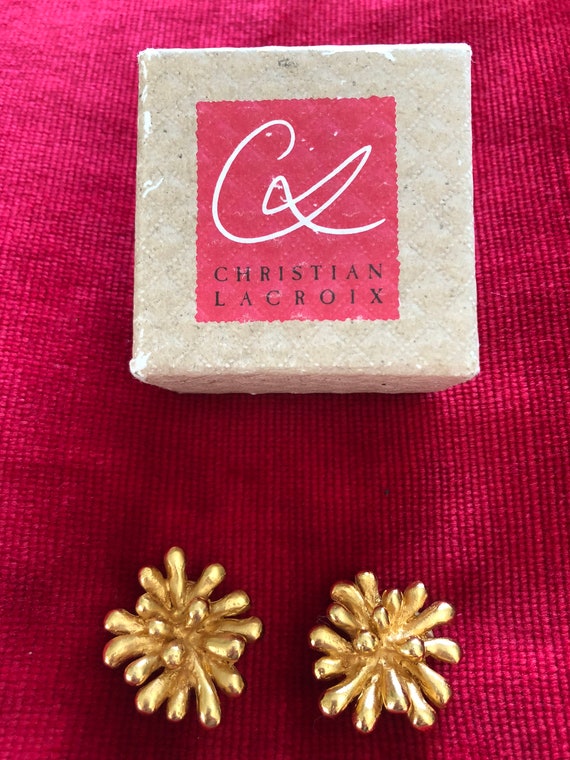 Christian Lacroix vintage earrings