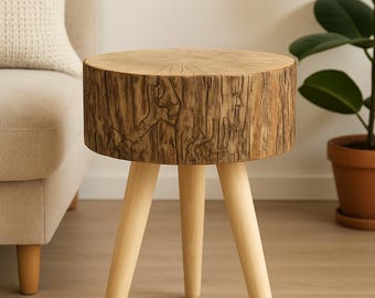 個性的な流木と切り株のサイドテーブルコーヒーテーブル 流木と切り株のサイドテーブルコーヒーテーブル
