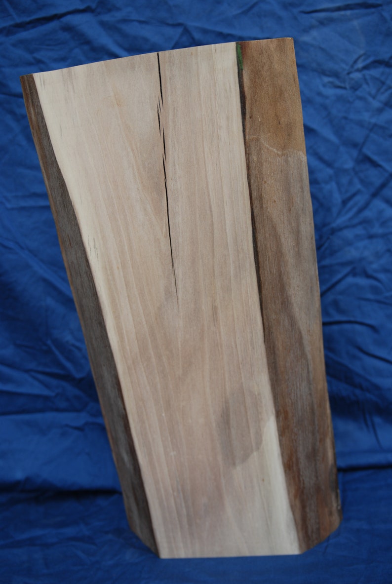 Walnut Wood Live Edge Slab Hickory Furniture Plank Shelf Etsy