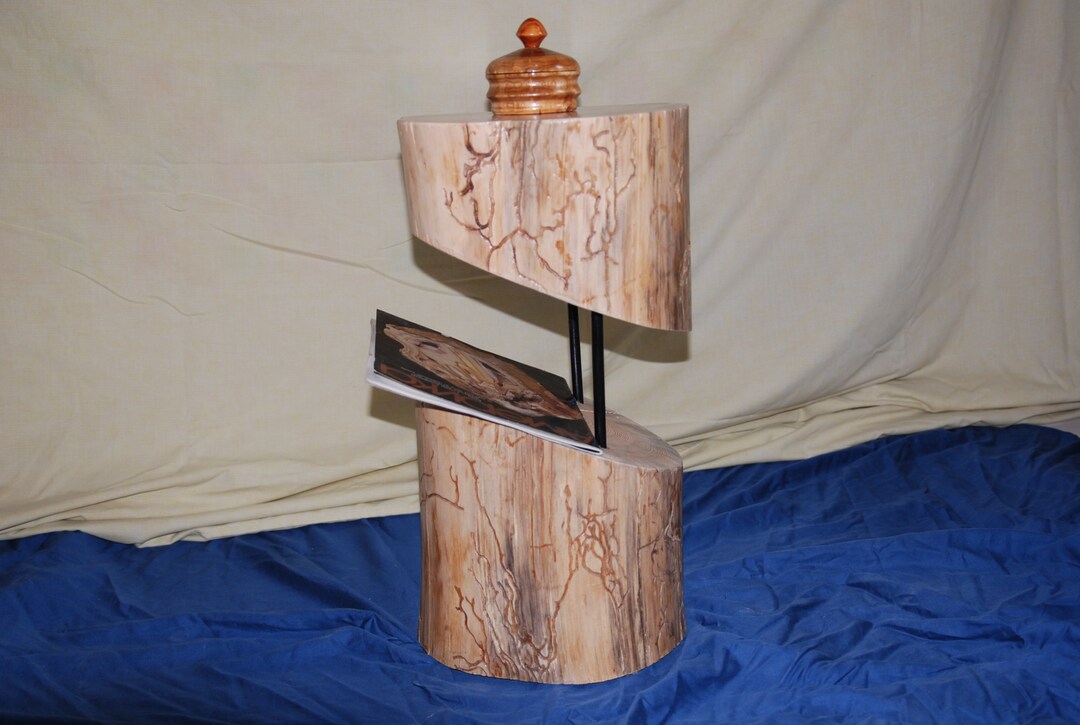 Lodgepole Pine Stump Stump Side Table Tree Stump End Table Etsy