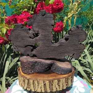 Abstract Wooden Sculpture, Modern Organic Wood Artwork, Minimalist Natural Decor, Unique Contemporary Sculpture, Hand Carved Wooden Figurine
