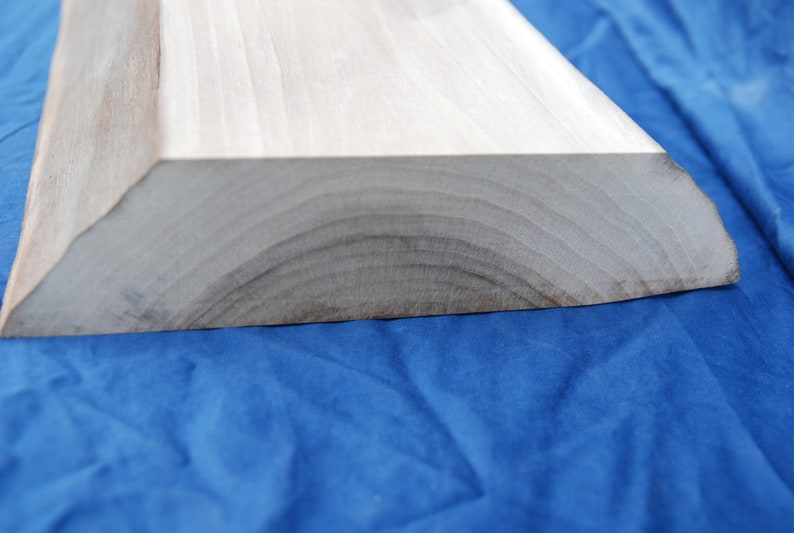 Walnut Wood Live Edge Slab Hickory Furniture Plank Shelf Etsy