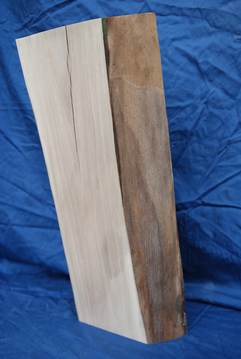 Walnut Wood Live Edge Slab Hickory Furniture Plank Shelf Etsy