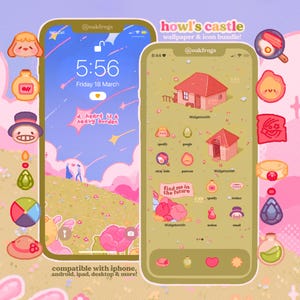 Paquete de iconos Fantasy Meadow para iOS, iPhone, iPad, tableta y Android (descarga digital)
