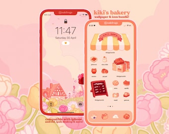 Paquete de iconos de Witchy Bakery para iOS, iPhone, iPad, tableta y Android (descarga digital)