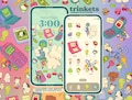 Trinkets Icon Pack iOS iPhone iPad Tablet Android Desktop Wallpaper Theme (Digital Download)