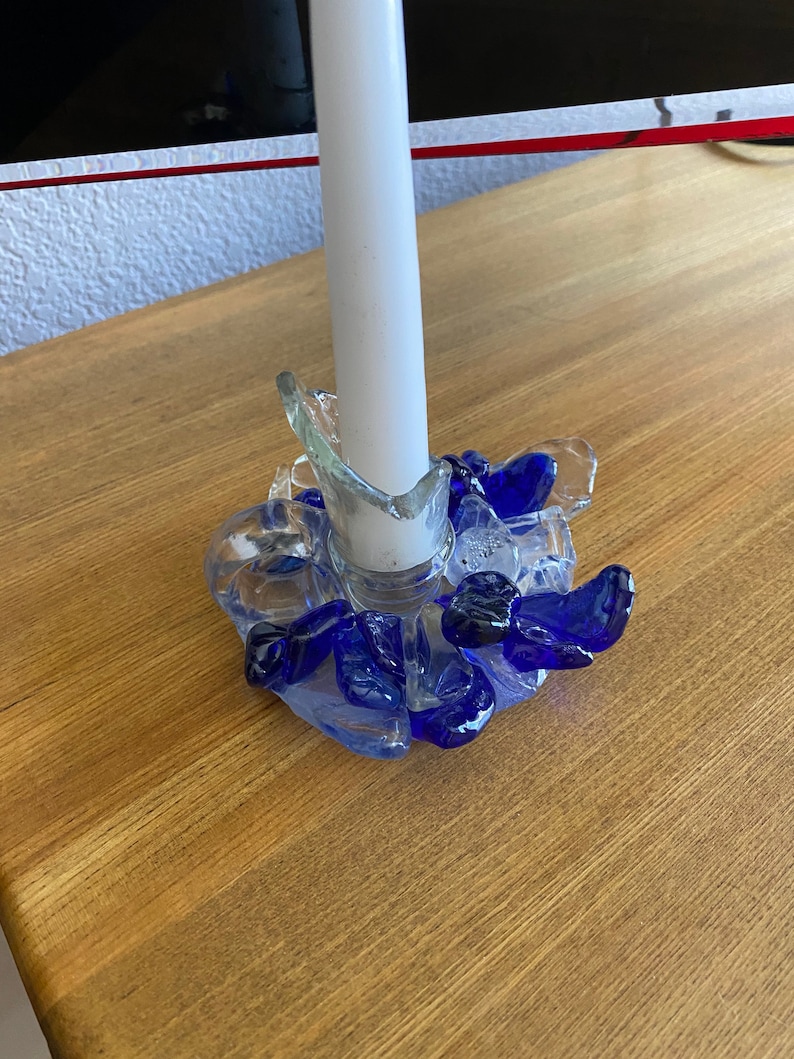 Authentic sea glass Sea Glass Candle holders sea glass art Etsy
