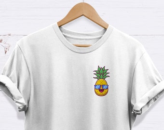 Pineapple Tshirt , Pineapple Art , Gift Ideas , Cute Top - High Quality Unisex Adults T Shirt