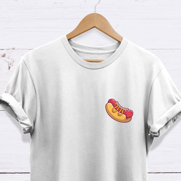 Hot Dog Tshirt , Fast Food Shirt High Quality Unisex Adults T Shirt - EXCELLENCE