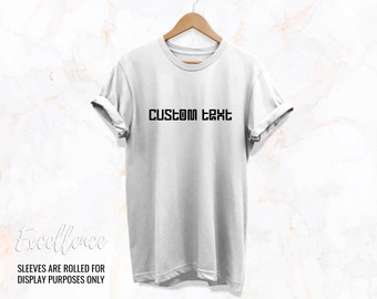 Jeder Name Jeder Text, Benutzerdefinierter Text T-Shirt, Perfektes Geschenk, Benutzerdefinierter Text T-Shirt, personalisiertes T-Shirt, Hohe Qualität, die niemals Unisex Erwachsene T-Shirt verblasst