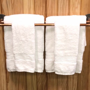 Rustic Double Towel Rack