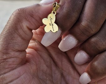 2 Corinthians 5:17 | Christian Gift | Dainty Butterfly Necklace | Minimalist Jewelry