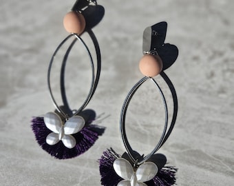 Butterfly Earrings Dangle