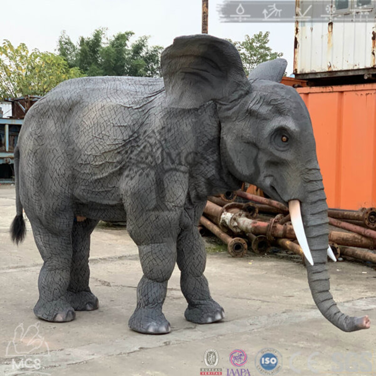 Adult Realistic Elephant Costumetwo Performers official  Etsy