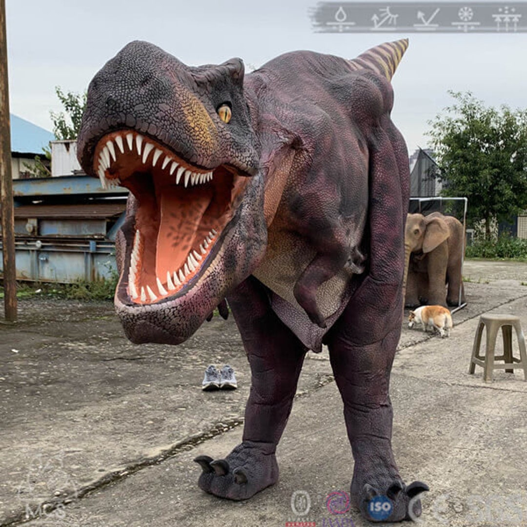Lifelike Animatronic Dinosaur Costume in Festival Parade Etsy