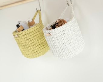 Hanging Wall Storage Baskets – Nursery, Kitchen & Bathroom Organizer Decor