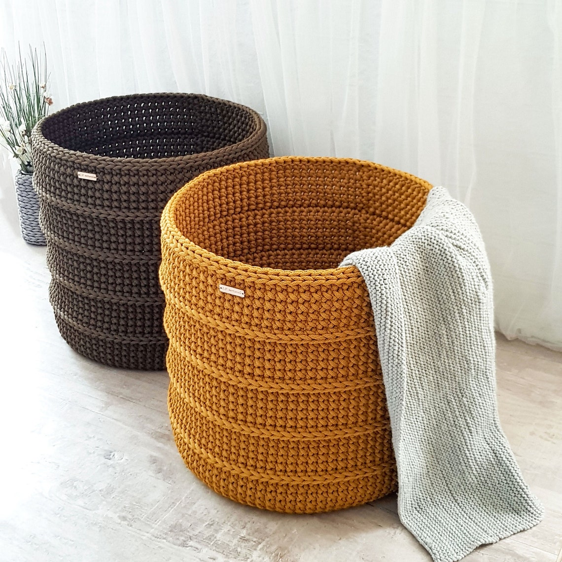 Gewebter Aufbewahrungskorb Wäschekorb Handtücher Decke Korb | Etsy
