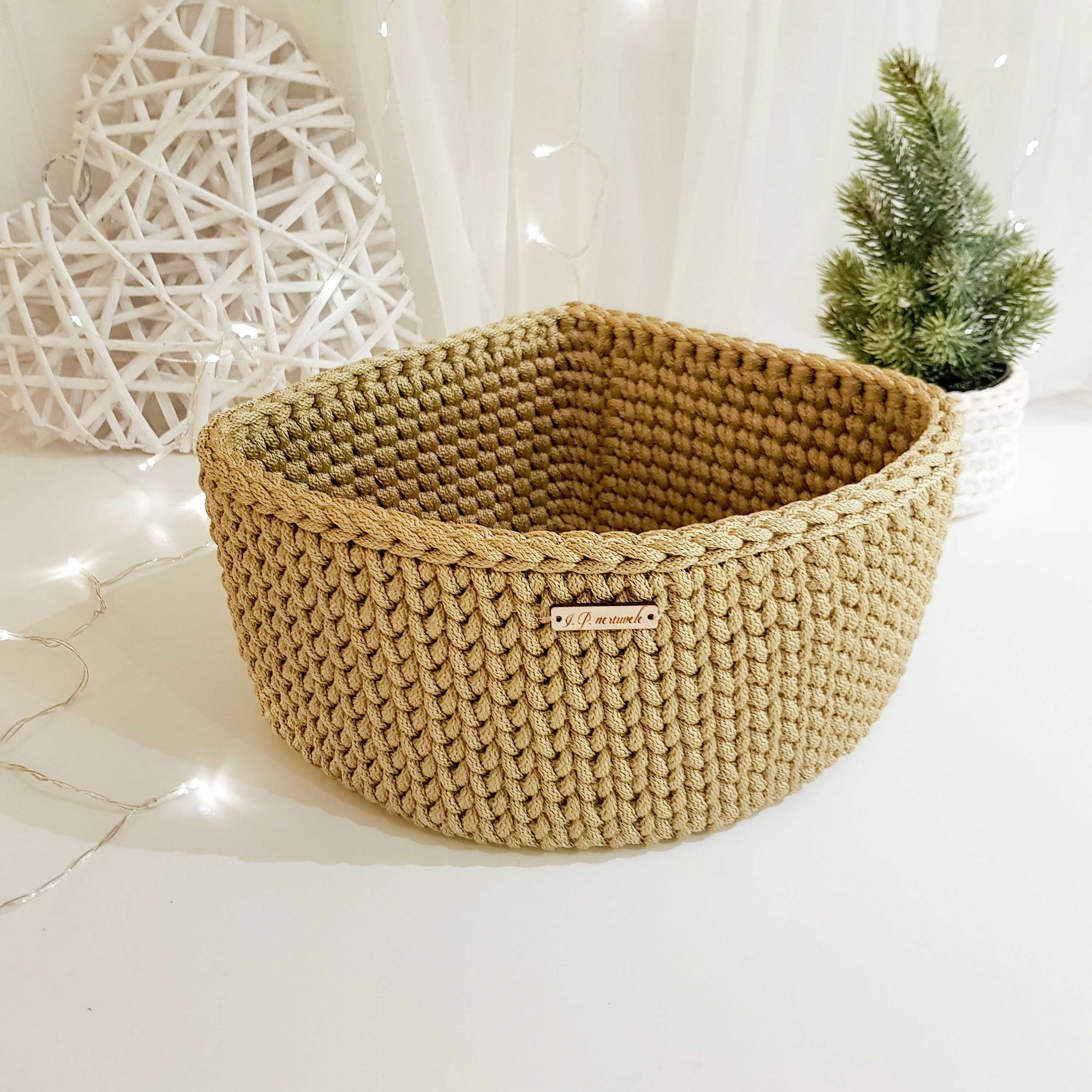 Storage & Organization Baskets Home & Living Handmade rope storage