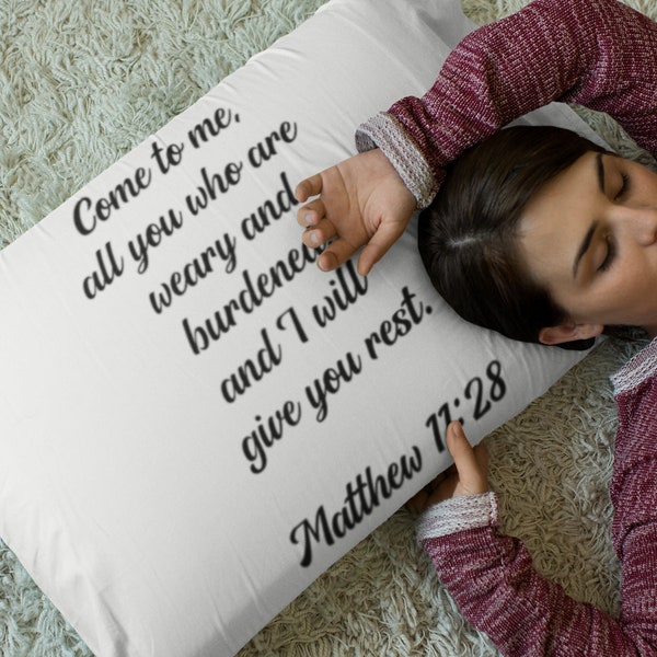 Bible Verse Pillow Etsy