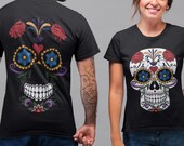 DAY OF THE dead gift dia de los muertos sugar skull clothing calavera gift, All saints 39 day human skull spanish shirt costume, All souls day