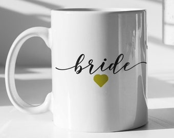 Bride cup future Mrs mug newly engaged gift bridal shower gift for bride, Marriage proposal engagement mug bride to be gift, Bride mug