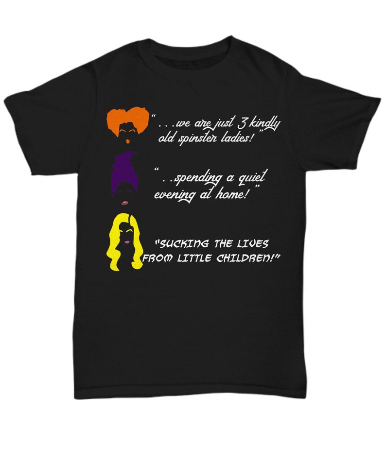 HOCUS POCUS SHIRT plus size Sanderson Sisters halloween | Etsy